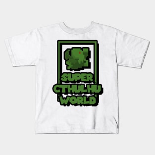 Super Cthulhu World Kids T-Shirt